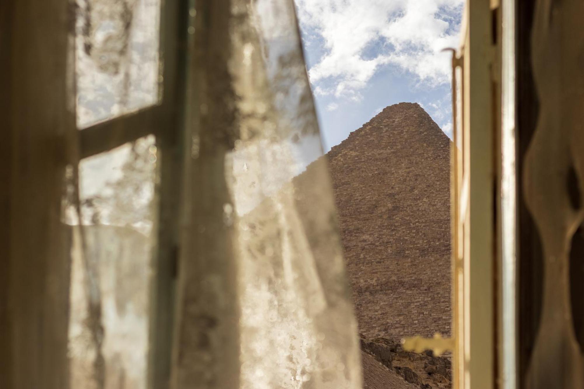 The Grand Pyramids View Hotel Kafret el-Gabal Exteriér fotografie