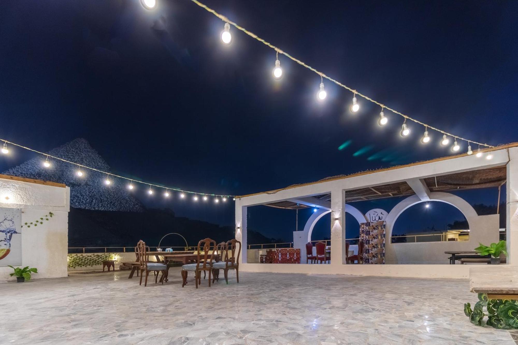 The Grand Pyramids View Hotel Kafret el-Gabal Exteriér fotografie