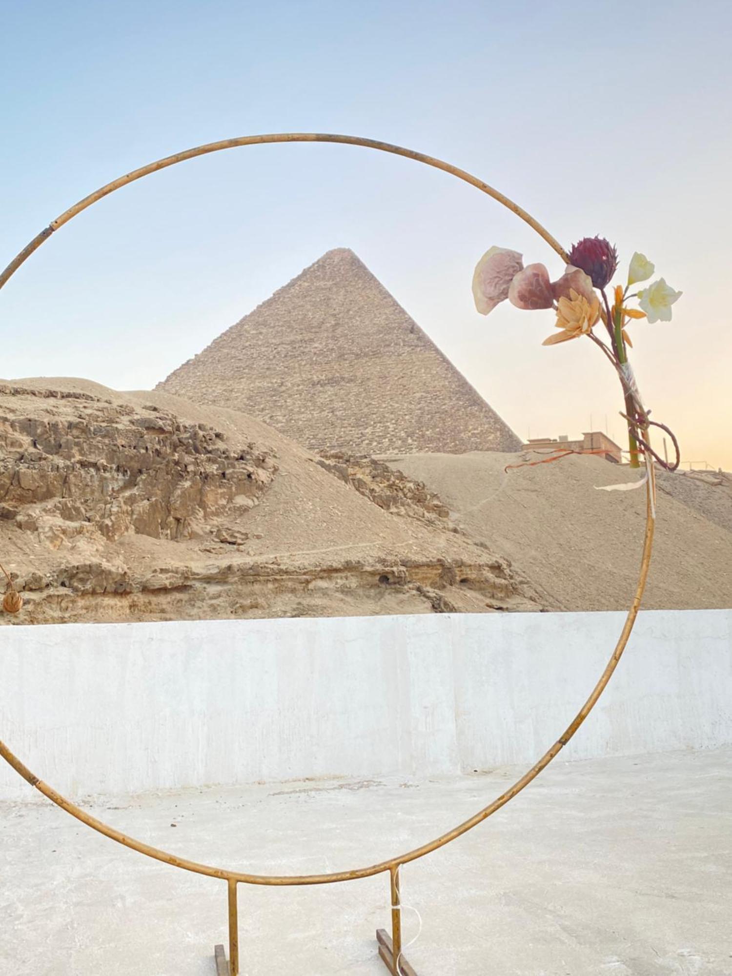 The Grand Pyramids View Hotel Kafret el-Gabal Exteriér fotografie